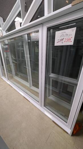 FENÊTRE BATTANT BLANC 122 1/8 X 60 X 8 3/4 ME 1/2 XOX