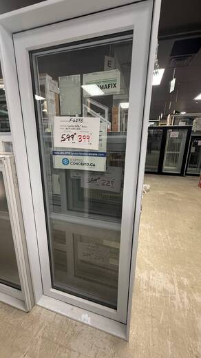 FENETRE BATTANT BLANC 23 1/2 X 58 X 5 1/4