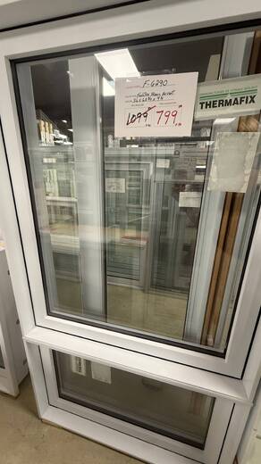 FENETRE AUVENT BLANC 36 X 65 3/4 X 9 3/4