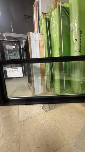 Fenetre fixe noir hyb. 52 x 23 3/4 x 5 3/4