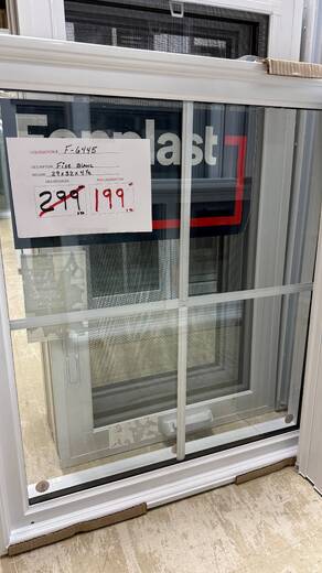 Fenetre Fixe Blanc 29 x 32 x 4 1/2