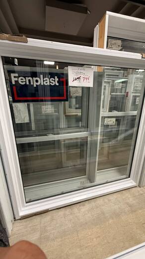 Fenetre Fixe Blanc 56 1/8 x 56 x 5 3/4