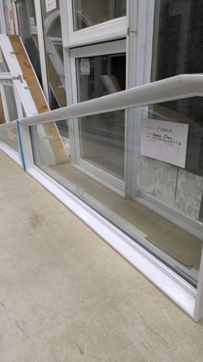 FENETRE TRAPEZE BLANC 123  X (H1-29 1/2) X( H2- 6 1/2)  X 7 1/4