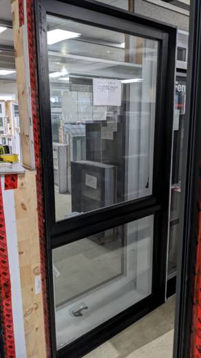 FENETRE BATTANT NOIR HYB 40 X 79 3/4 X 10 1/4