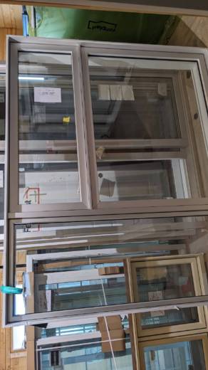 FENETRE BATTANT ANODISÉ HYB.  72 X 88 X 11 1/2