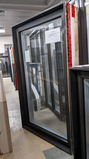 FENETRE BATTANT BRUN COMM HYB 36 X 60 X 9