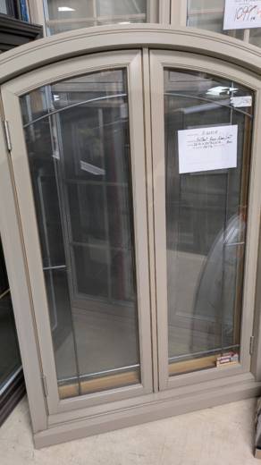 FENETRE BATTANT BEIGE  ALUM. INT/BOIS 38 1/4 X 55 3/4 X 6 1/4
