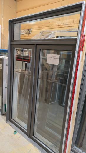 FENETRE BATTANT CHARBON HYB.  56 1/4 X 81 1/2 X 10 1/4