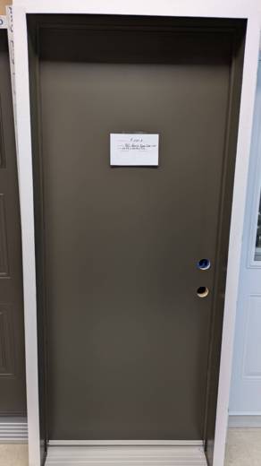 PORTE GAUCHE BRUN COMM UNI  35 3/8 X 82 5/8 X 9 1/4