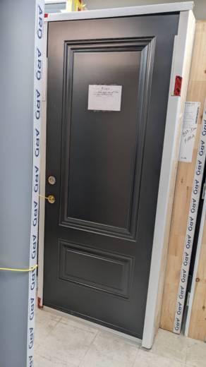 PORTE DROITE OUV. EXT NOIR  36 X 82 3/4 X 9 1/4