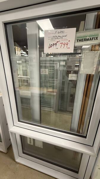 FENETRE AUVENT BLANC 36 X 65 3/4 X 9 3/4