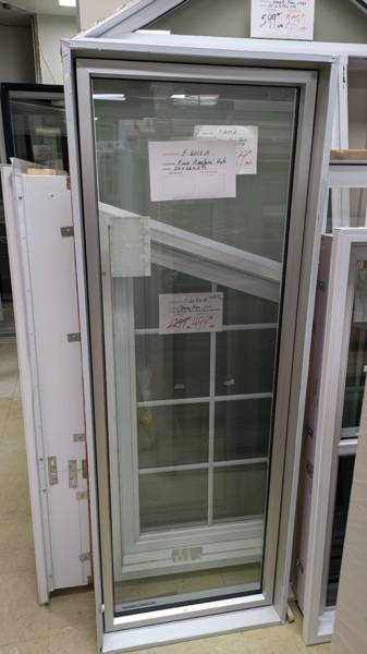 FENETRE FIXE ANODISÉ HYB.  24 X 66 X 5 3/4